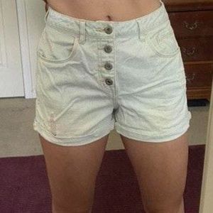 Forever 21 High Rise Jean Shorts